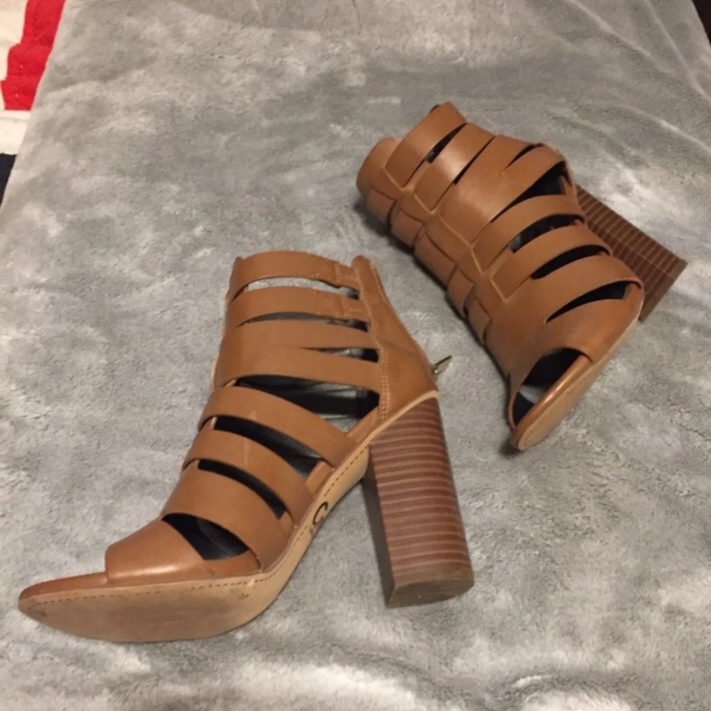 Sam Eldeman Brown Gladiator Heels